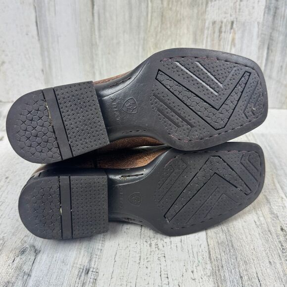 Ariat Kids Round Up Wide Square Toe Western Boot (Little Kid/Big Kid)a size 3 - Picture 7 of 10
